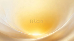 金黄流动光影抽象艺术背景