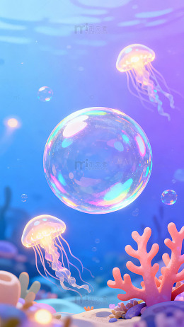 梦幻水下世界插画
