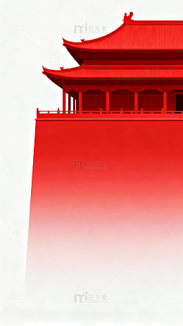 红色传统建筑艺术摄影