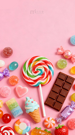 糖果盛宴甜蜜色彩缤纷