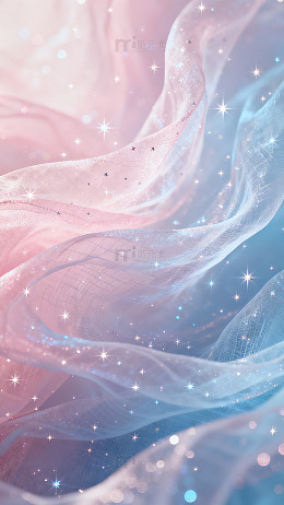 梦幻纱帘星光点缀