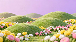 梦幻花园风光壁纸