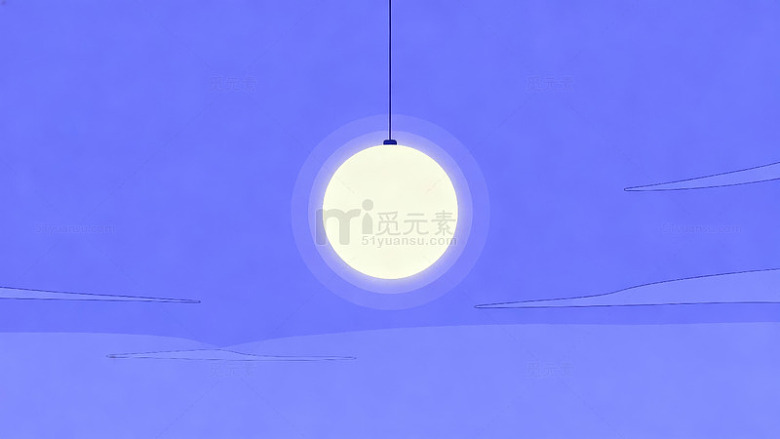 简约圆形吊灯室内照明设计