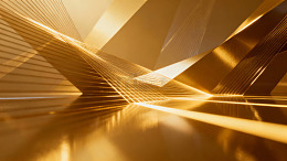 金色现代建筑空间艺术渲染图