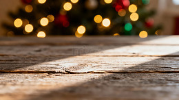 节日氛围圣诞装饰摄影