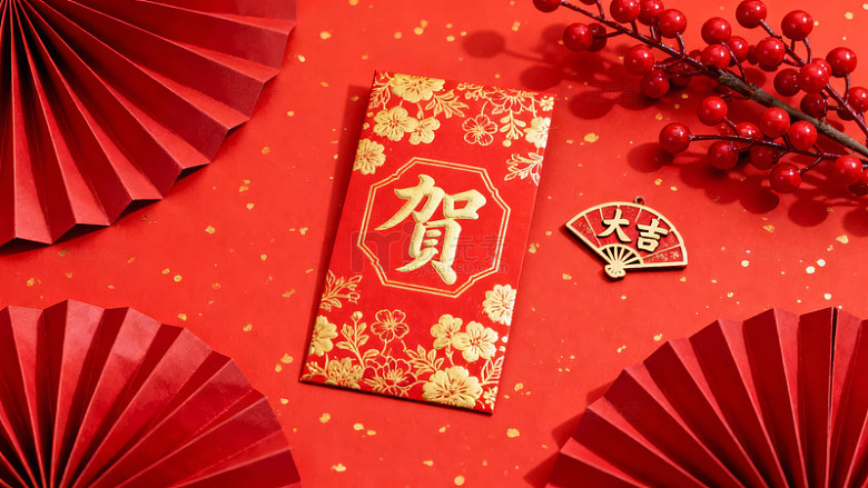 春节红包喜庆装饰设计素材