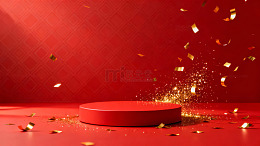 喜庆庆典舞台背景设计