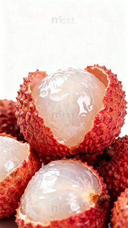 荔枝特写新鲜水果摄影