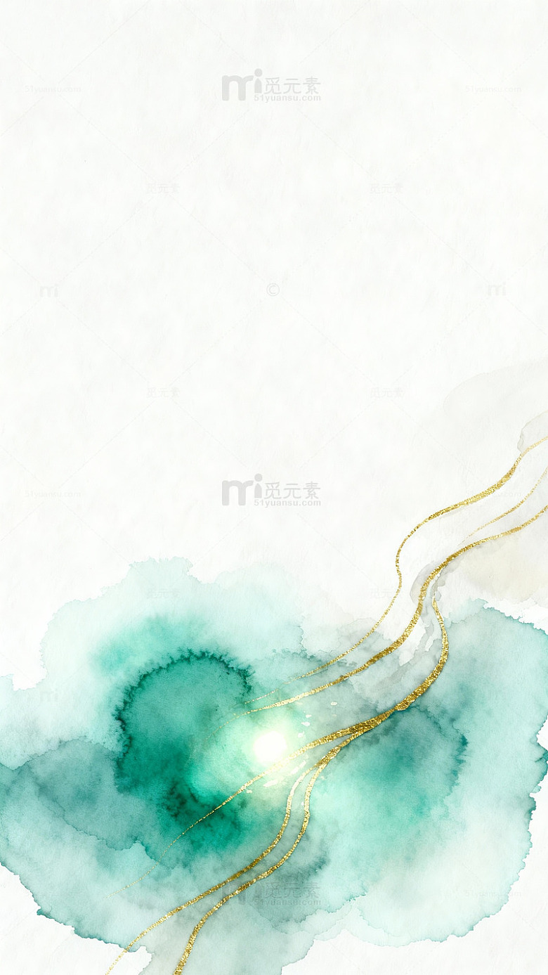 水彩淡雅背景设计素材