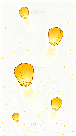 天灯放飞庆祝节日