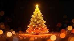 璀璨圣诞树光影特效