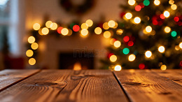 温馨节日圣诞节装饰场景