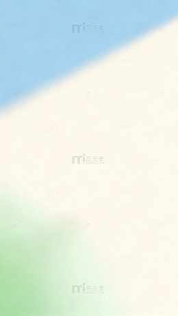 模糊渐变蓝天绿意背景图