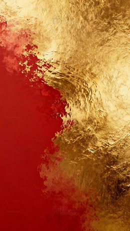 金红抽象艺术背景设计