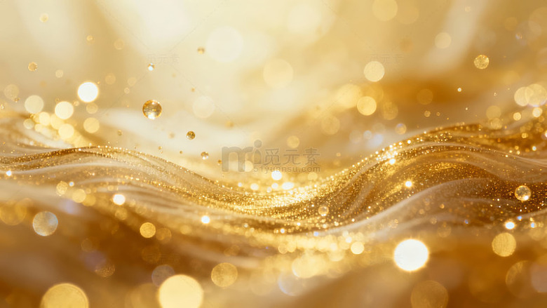 金碧辉煌梦幻光影背景
