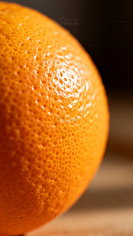 特写橙子表皮纹理摄影