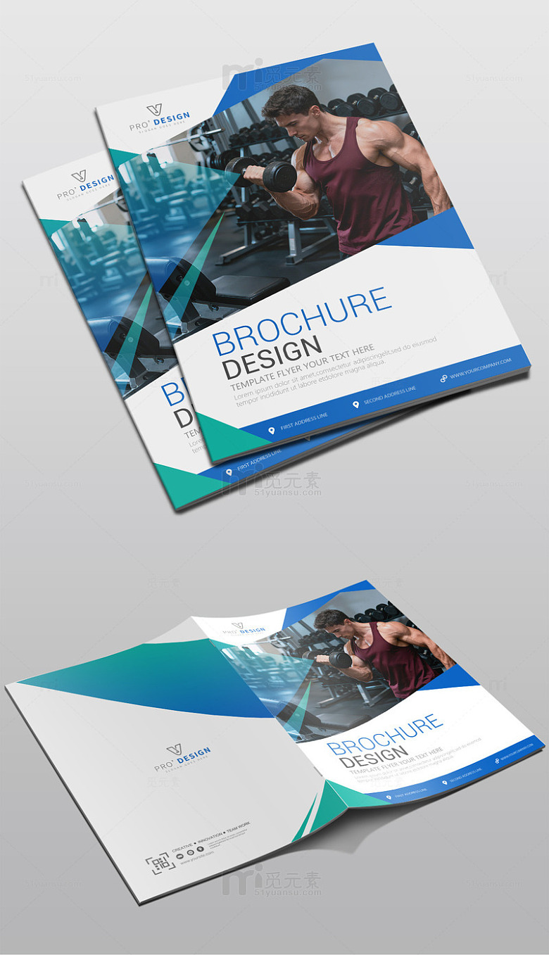 健身画册封面