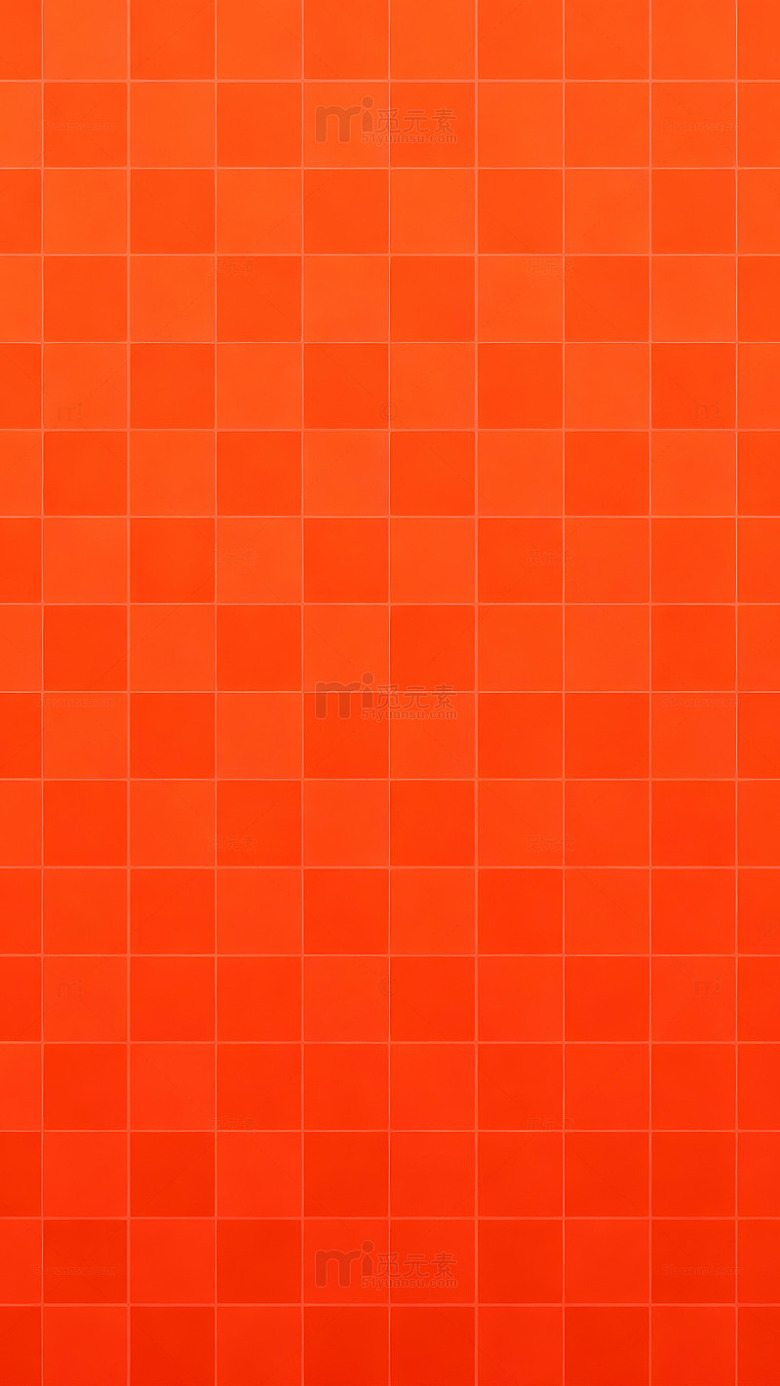 橙色调网格背景设计素材