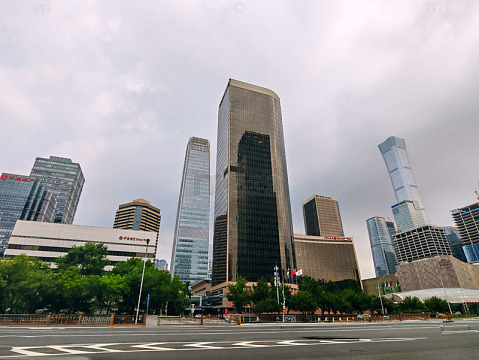 都市高楼建筑群风光摄影