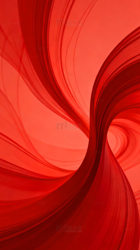 红色流动艺术背景设计素材