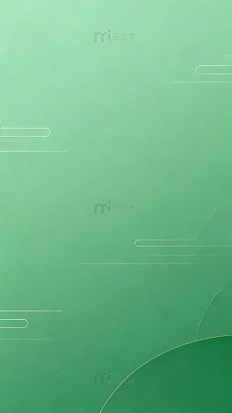绿色简约线条背景设计素材