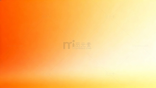 渐变橙黄色背景光影柔和过渡