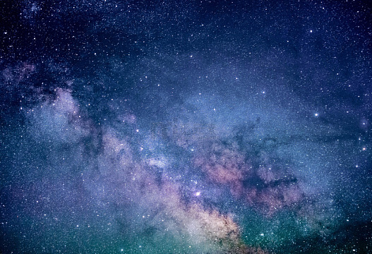 星空银河摄影图片