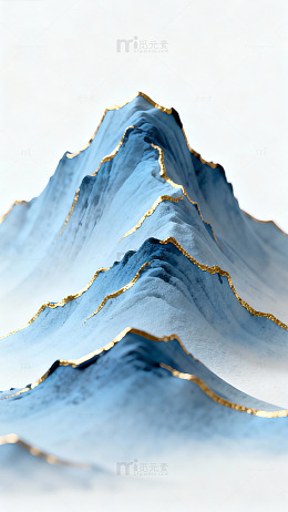 抽象山水艺术装饰摆件