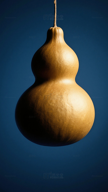 金色葫芦悬挂艺术摄影