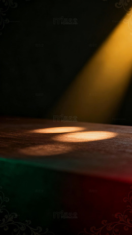 光影木纹神秘氛围摄影