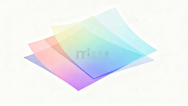 彩虹色透光塑料片