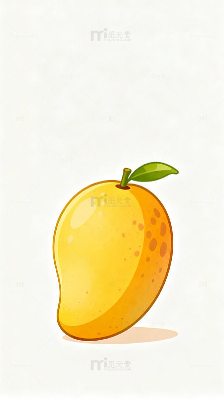 手绘芒果插画素材