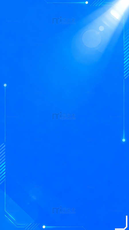 蓝色科技边框背景素材