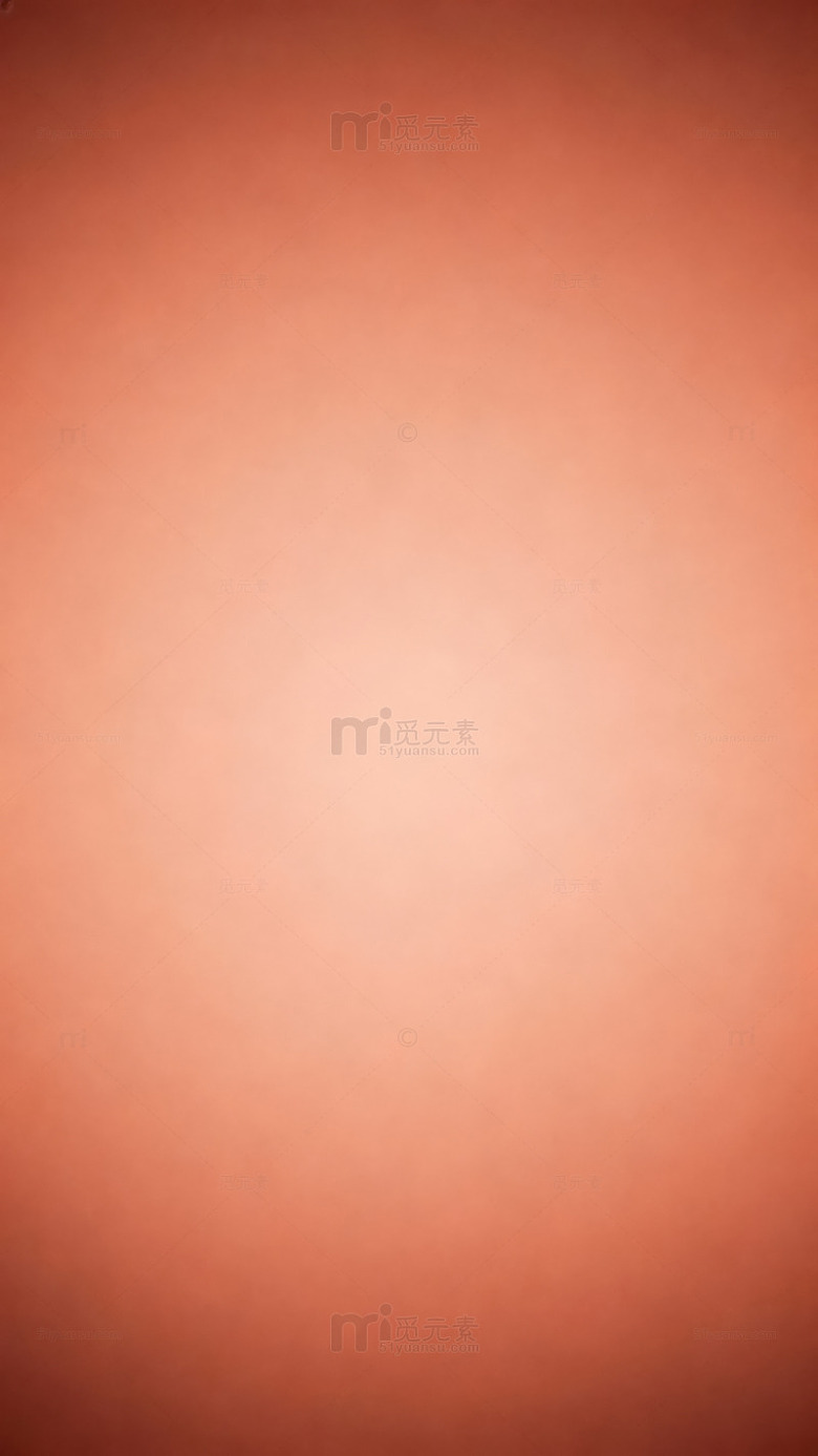 柔和渐变的橙红色抽象背景