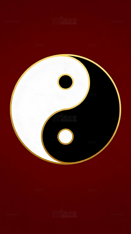 太极图传统文化元素图案