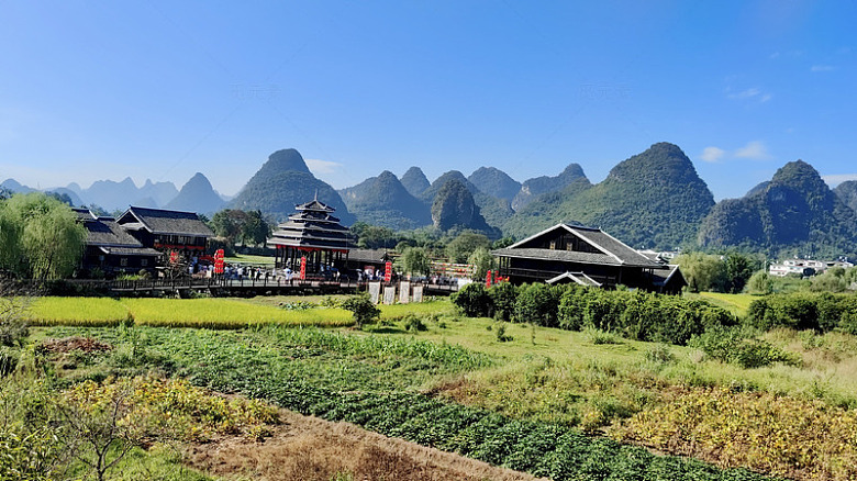 山水田园风光摄影