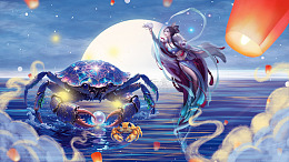 沧溟逐月：巨蟹座的国风星澜幻梦