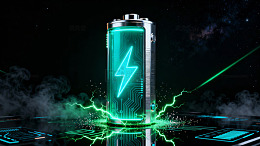 发光电池释放能量火花