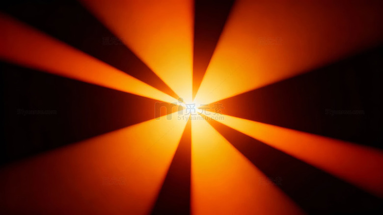 橙色光芒放射状图案图片
