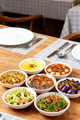 餐饮美食小碗菜图片