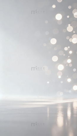 光影交错的梦幻水面图片