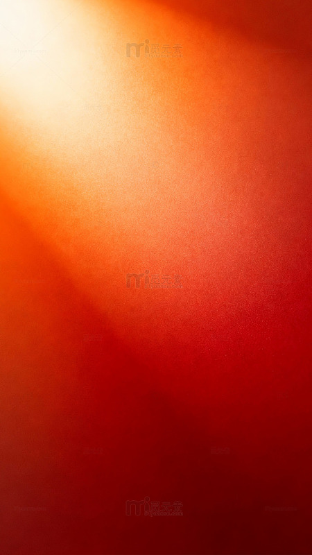 红橙渐变光影背景