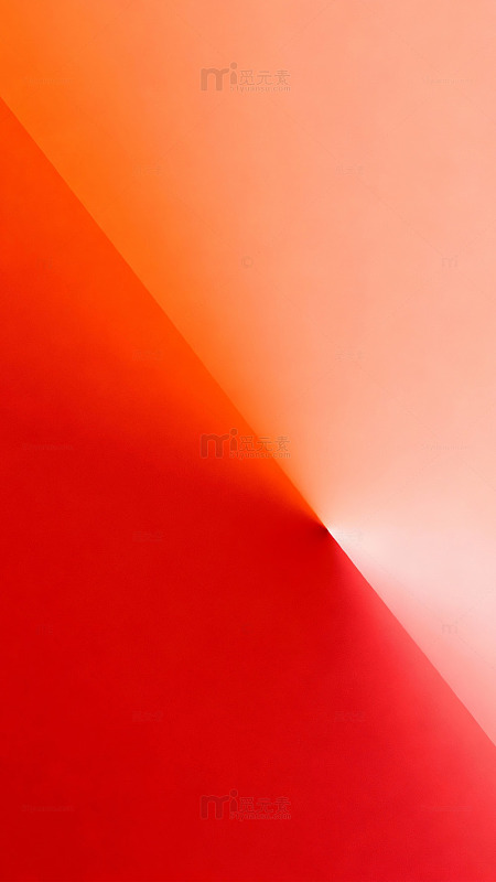 渐变红橙色调抽象图案设计