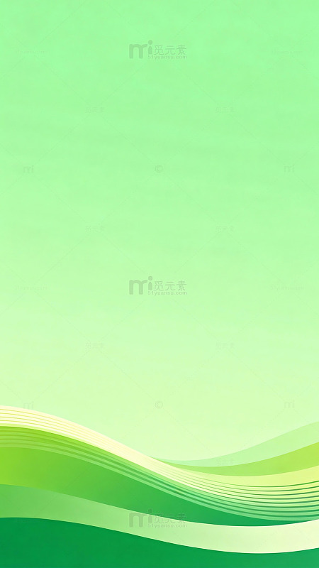 绿色渐变波纹背景设计素材