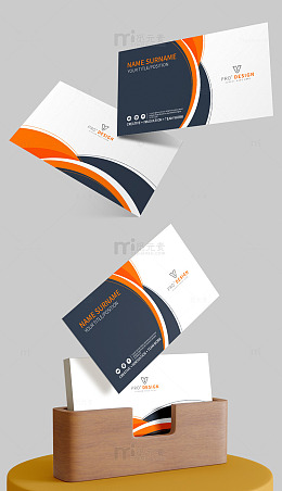 商务简约名片模板