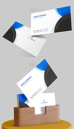 商务简约名片模版