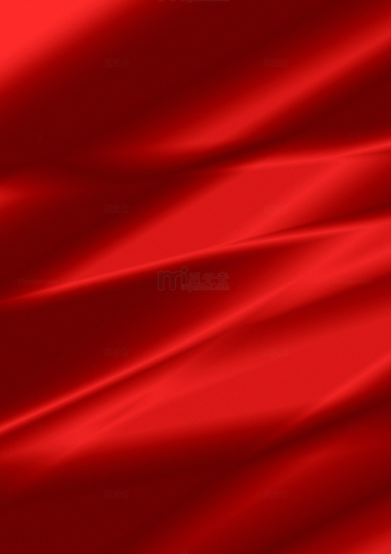 红色丝绸质感背景素材