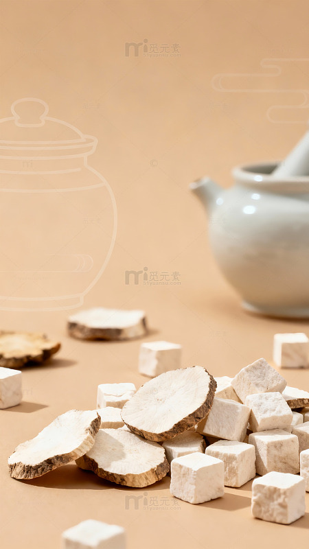 中药材展示摄影