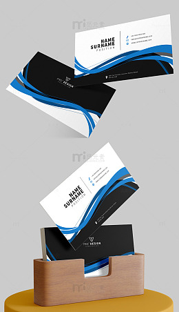 商务公司简约名片模板