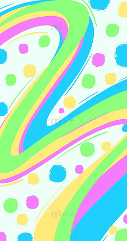 色彩斑斓流动图案设计素材